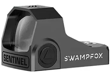Image of OpticsPlanet Exclusive Swampfox Sentinel Ultra Compact Micro Green Dot Sight 1x16mm, 3 MOA Green Dot Reticle, Auto Brightness, Black, SNL00116-GD