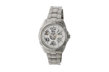 Image of Reign Carlisle Automatic Skeleton Dial Braclet Watch, Silver, Standard REIRN4201