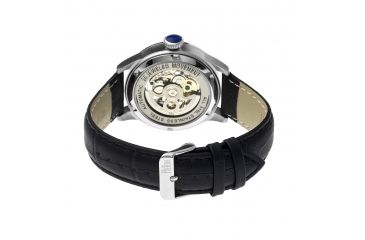 Image of Reign RN2001 Kennedy Mens Watch, Black Band, Silver Face, Silver Case REIRN2001
