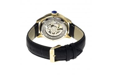 Image of Reign RN2005 Kennedy Mens Watch, Black Band, Black Face, Yellow Case REIRN2005