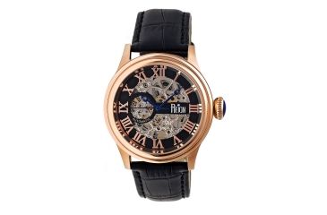 Image of Reign RN2007 Kennedy Mens Watch, Black Band, Black Face, Copper Case REIRN2007
