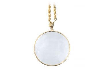 Image of Reizen 4x50mm Golden Pendant Magnifier Loupe, Gold R6602
