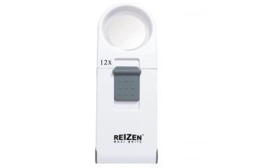 Image of Reizen Maxi-Brite LED Handheld Magnifier Loupe - 12X, White R6974