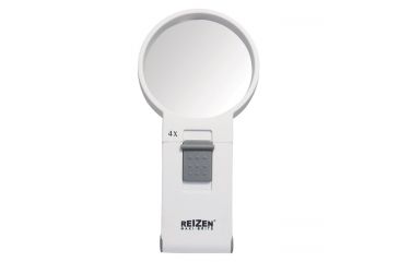 Image of Reizen Maxi-Brite LED Handheld Magnifier Loupe - 4X, White R6970