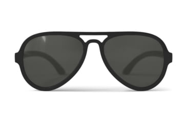 Image of Reks Aviator Sunglasses, Smoke, One Size, av-try-on