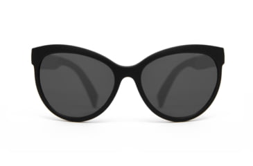 Image of Reks Cat Eye Eyeglasses, HD Polycarbonate Polarized, Smoke, Single Vision, cat-eye-sg-hd-poly-pol