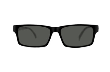 Image of Reks Rectangle Eyeglasses, HD Trivexa, Smoke, Single Vision, rec-sg-hd-trivex