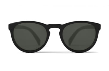 Image of Reks Round Sunglasses, Smoke, One Size, rd-try-on