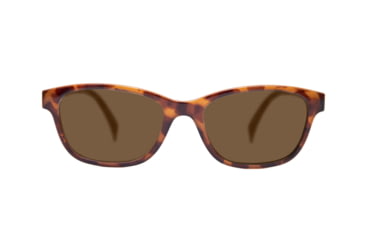 Image of Reks Tortoise Oval Eyeglasses, HD Trivexa Polarized, Smoke, Single Vision, tor-oval-sg-hd-trivex-pol