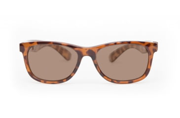 Image of Reks Tortoise Seafarer Sunglasses, Brown, Single Vision, tor-sea-try-on