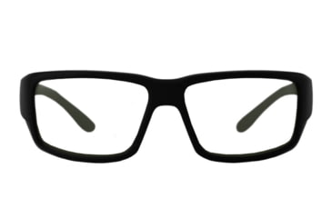 Image of Reks Wrap Around Eyeglasses, HD Polycarbonate Colors, Amber, Single Vision, wrap-ard-trans-poly-col