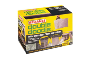 Image of Reliance Double Doodie Toilet Waste Bags W/o Bio Ge, 6 Pk, 2683-13