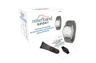 Image of USED Reliefband Technologies Anti-Nausea and Vomiting Sport Band, Gray, RBSPT-G, EDEMO1