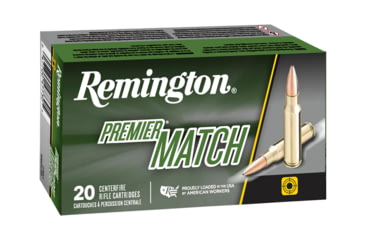 Image of Remington 6mm Creedmoor 107 Grains Jacketed Hollow Point Brass Cased Centerfire Rifle Ammo, 20 Rounds, 20001