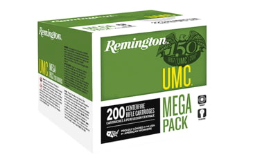 Image of Remington .300 AAC Blackout UMC 150 Grain Full Metal Jacket Brass Cased Centerfire Rifle Ammo, 200 Rounds, 20107