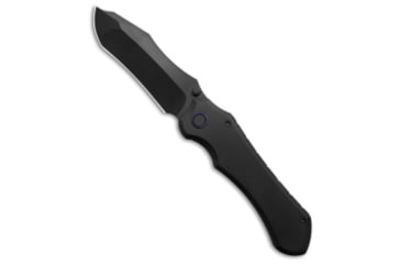 Image of Remette REMETTE Cathedral Frame Lock Knife Milled DLC Titanium 3.5" Satin DLC S90V, Black, CPM S90V, adult, BHQ-230438