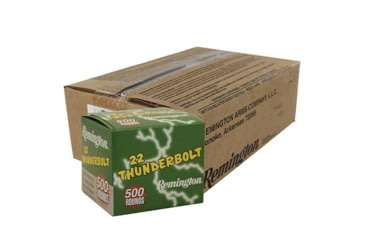 Image of Remington .22 Thunderbolt Rimfire Ammo .22 LR 40 gr RN 5000/case, 21241C