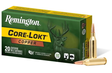 Image of Remington Core-Lokt .243 Winchester 85 Grain Copper HP Brass Cased Rifle Ammo, 20 Rounds, R27856