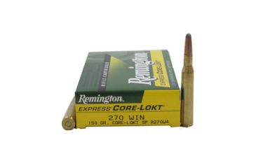 Image of Remington Core-Lokt .270 Win 150 Grain Soft Point Centerfire Rifle Ammo, 20 Rounds, 27810
