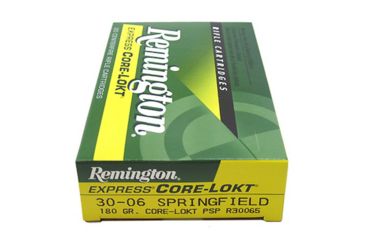 Image of Remington Core-Lokt .30-06 Springfield 180 Grain Core-Lokt Pointed Soft Point Centerfire Rifle Ammo, 20 Rounds, 27828