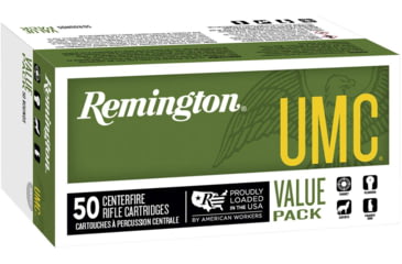 Image of Remington .300 AAC Blackout 150 Grains Full Metal Jacketed Brass Cased Centerfire Rifle Ammo, 50 Rounds, 26855
