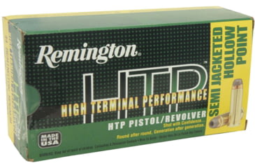 Image of Remington .44 Magnum HTP 240 Grain Semi Jacketed Hollow Point Pistol Ammo, 20 Rounds, 23010