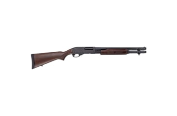 Image of Remington 870 Express 3in Field Pump Shotgun, 20 Gauge, 18.5in BBL, Hardwood Stock, Ghost Ring, Matte Blued, R81200