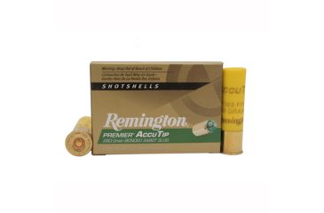 Image of Remington Premier AccuTip Sabot Slugs 20 Gauge 260 grain Power Port Tip Slug 2.75in Centerdire Shotgun Slug Ammo, 5 Rounds, 20496