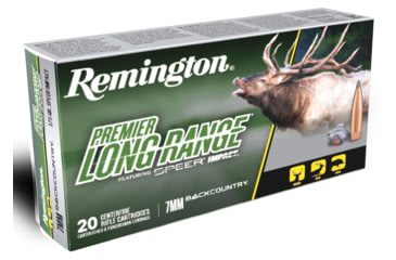 Image of Remington 7mm Backcountry 175 Grain Speer Impact Brass Rifle Ammo, 20 Rounds, 28988