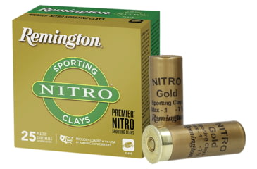 Image of Remington Nitro Sporting Clay 12 Gauge 1oz 2.75in Shotgun Ammo, 7.5 Shot, 25 Rounds, R20132