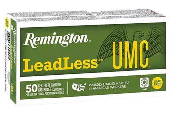 Image of Remington Range Clean 9mm UMC Luger 100 Grain Jacket Lead Free Pistol Ammo, 50 Rounds, R23809