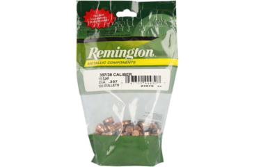 Image of Remington Component Handgun Bullet .357/.38 110 Grain Semi-Jacketed Hollow Point Pistol Bullet, 100 Bullets, 23570