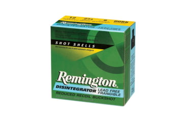 Image of Remington Disintegrator 12 Gauge 9 Pellets 2 3/4in 00 Shotgun Buckshot Ammo, 250 Rounds/Case, Dram : Max, 20805