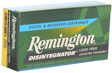 Image of Remington Disintegrator 9mm Luger +P 100 Grain Copper/Tin Frangible Pistol Ammo, 500 Rounds, 29460