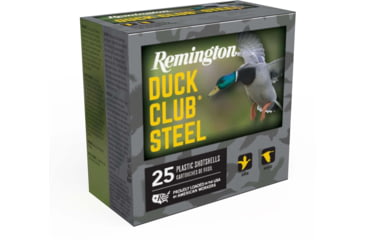 Image of Remington Duck Club Steel 12 Gauge 1 3/8oz 3-1/2in Shotgun Ammo, 4 Shot, 25 Rounds, R20843