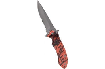 Image of Remington F.A.S.T. Sportsman Folder Knife, Medium Folder, Mossy Oak Blaze Orange/Stainless St 93070