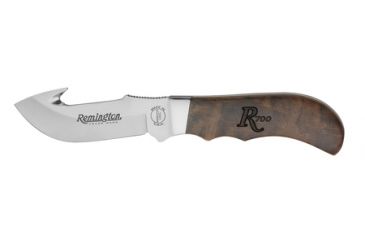 Image of Remington Heritage 700 Big Game Gut Hook RH-31 Fixed Blade Knife 3.12 Inch Blade With Leather Sheath
