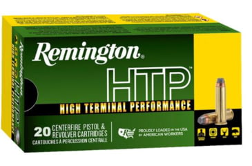 Image of Remington High Terminal Performance .38 Special +P 125 Grain Semi-Jacketed Hollow Point Centerfire Pistol Ammo, 20 Rounds, 22303