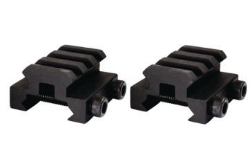 Image of Remington Model R-15 VTR Rifle 1.30 Inch Picatinny Mini Riser Black Finish Two-Pack