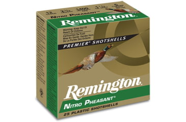 Image of Remington Nitro Pheasant Loads 20 Gauge 1 1/4 oz 3in 1185 ft/s #6 Centerfire Shotgun Ammo, 25 Rounds, 28653