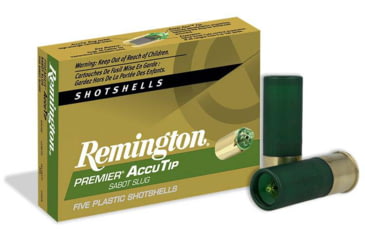 Image of Remington Premier AccuTip Sabot 12 Gauge 385 Grain 2 3/4in Slug Shotgun Ammo, 5 Rounds, 20727