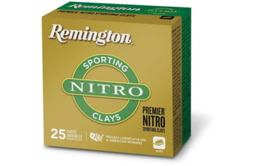 Image of Remington Premier Nitro Sporting Clays 12 Gauge 7/8 oz 2 3/4 inch Shotgun Ammo, #7.5, 25 Rounds, R20156