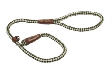 Image of Remington Sporting Dog Braided Rope Leash, Green-White, Slip, 3 ft. R0213-GRW03