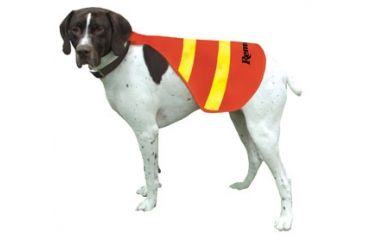 Image of Remington Sporting Dog Canine Reflective Vest, Orange-Yellow, Safety-Visibility, Medium R1910-ORGMED