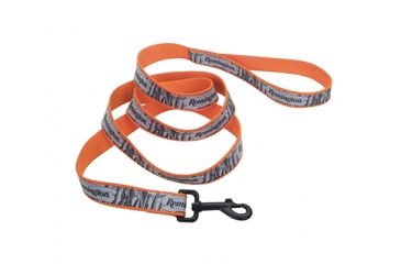 Image of Remington Sporting Dog Deluxe Nylon Leash, Orange with Grass, Reflective, 6 ft. R6966-G-OGS06
