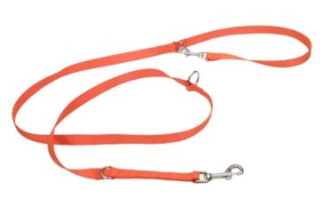 Image of Remington Sporting Dog Deluxe Nylon Leash, Safety Orange, Multi-Function Nylon, 6 ft. R6616-SOR06