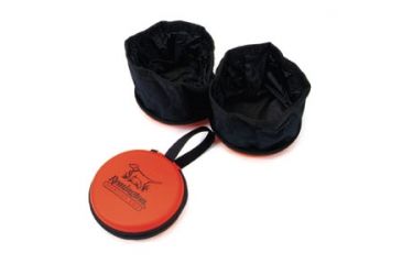 Image of Remington Sporting Dog Travel Pet Bowl, Orange-Black, 2-Compartments R8502-G-OR100
