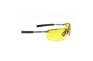 Image of Remington T-82 Metal half frame safety glasses - Metal/Amber, One Size T82-40C