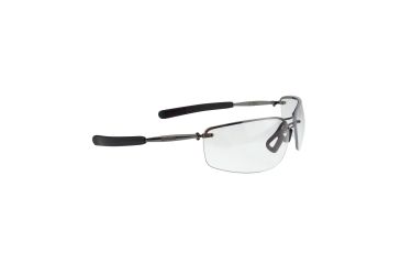 Image of Remington T-82 Metal half frame safety glasses - Metal/Clear, One Size T82-10C