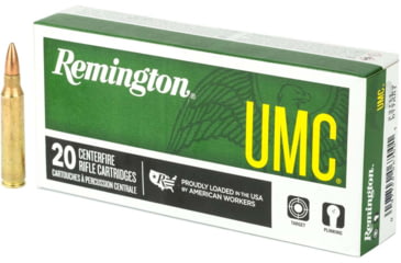 Image of Remington UMC .223 Remington Full Metal Jacket Brass Cased Rifle Ammo, 500 Rounds, 23685